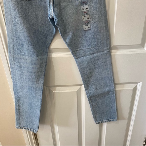 NWT Levi’s 501 S Skinny Jeans in Love Fool 24 x 30 - Picture 14 of 16